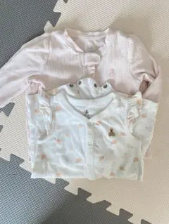 GAP ロンパース　長袖・ノースリーブセット　80cm