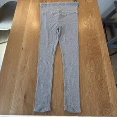 マタニティリブレギンススパッツ XXLサイズ ライトグレー