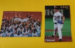プロ野球チップスカード 2枚 ジャイアンツ