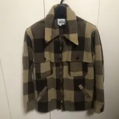 激レア 70'S Woolrich バッファローチェック ZIP ブルゾン M