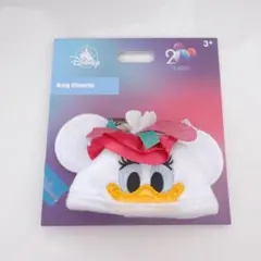 香港ディズニー　20周年記念　デイジーダック　ハットキーチェーン　ミニハット
