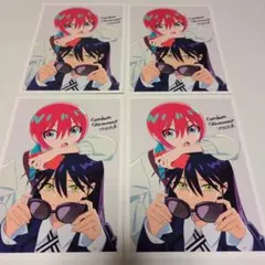 機動戦士ガンダムジークアクス入場者特典第5弾イラスト☆4枚セット☆