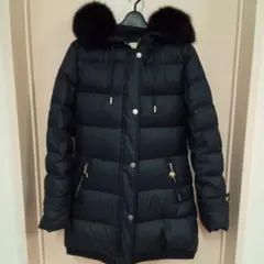 La Mode ブラック ダウンジャケット 38 インディゴブラック