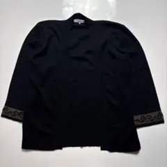 vintage dior Black knit cardigan Mのサムネイル