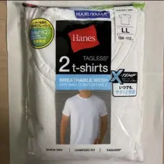 ２枚セット☆Hanes ヘインズ Tシャツ　LLサイズ　肌着 丸首 クルーネック