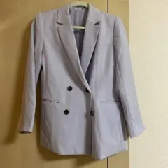 GU 薄紫 テーラードジャケット