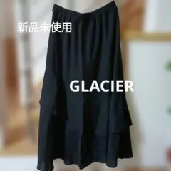 GLACIER ブラック フレアスカート 新品未使用
