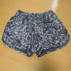 GU 迷彩柄 ランニングショートパンツ