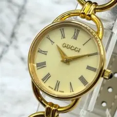 稼働 箱あり】グッチ シェル文字盤 腕時計 レディース 6000.2.L - メルカリ