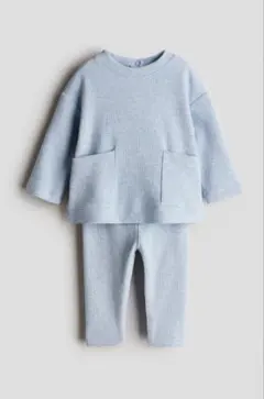【新品未使用品】ライトブルースウェットセット