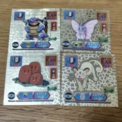 ポケモン　最強シール列伝　4枚