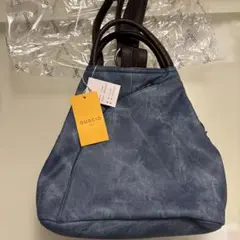 GUSCIO デニムブルー リュック・バックパックのサムネイル