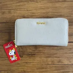 【新品未使用】スヌーピー 長財布　グレーのサムネイル