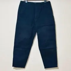 UNIQLO U　ワイド フィット テーパード アンクル チノ M ブラック