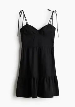 H&M タイトップポプリンワンピース