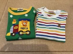ミキハウス ホットビスケッツ Tシャツ 2枚セット