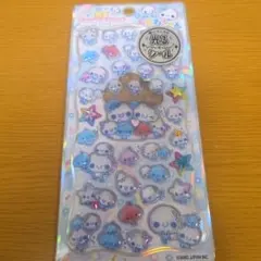 ぷくぷくあわわちゃん光るジュエルプチドロップシール 正規品