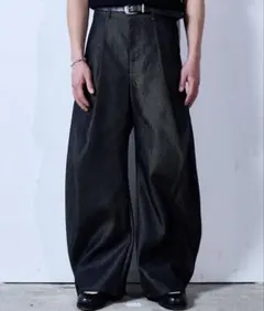 たすく様専用】【CS】coated wide denim pants - メルカリ