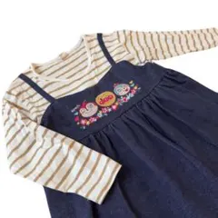 アンパンマンキッズコレクション　ワンピース　デニム　120