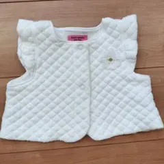 kate spade ホワイト ベビーベスト