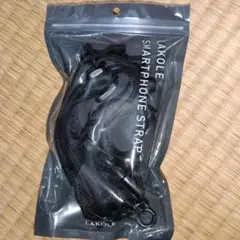 ラコレ スマホストラップ ブラックのサムネイル