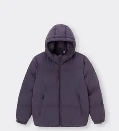 GU メンズ ヒートパデッドブルゾン XL パープル