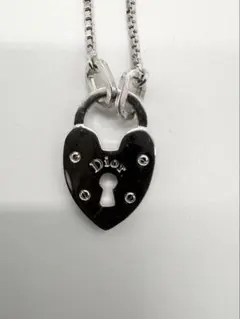 Dior パドロック キー ブレスレット コードチョーカー ライトブルー 