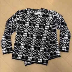 COMME des GARÇONS HOMME PLUS幾何学模様ニット Lのサムネイル