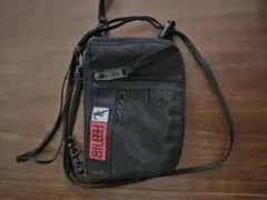 90s STUSSY ステューシー トラベルポーチ　ショルダー　黒　ビンテージ