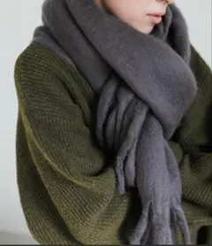 セレクトモカ　ボリュームフリンジシャギーマフラー