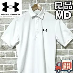 【早い者勝ち✨】アンダーアーマー メンズ ポロシャツ MD ホワイト系 白のサムネイル