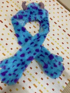 ディズニー　モンスターズインク　サリー　マフラーキャップ