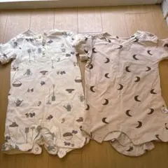 美品✨H&M 韓国子ども服 オーガニックコットン ロンパース