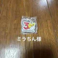 ポケモン 30周年 メタルチャームマスコット ピカチュウ