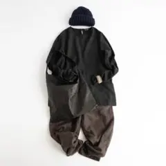 ARTS&SCIENCE ウールプルオーバーブラウス ダークグレー 2