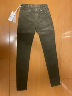【新品未使用】GASガススキニーパンツカーキーのサムネイル