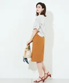 新品！COLLAGE GALLARDAGALANTE ポケット付ラップ風スカート