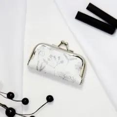 【nat】がま口印鑑ケース マルチミニケース NATURE-leaf ボタニカル