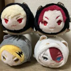 ヒロアカ　もちもちマスコットミニ　爆豪勝己　轟焦凍　上鳴電気　切島鋭児郎