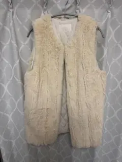 Chicoファーベスト フリーサイズ/クリーム色