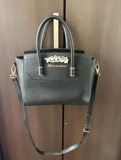JILL by JILLSTUART ビジュー ショルダーバッグ ブラック 大