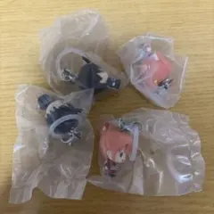 銀魂 吉原大炎上 めじるしアクセサリー 神楽 新八 4個セット