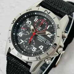 腕時計メンズ電池交換済みセイコーSEIKOクォーツ7T92-0CF0アナログ紳士