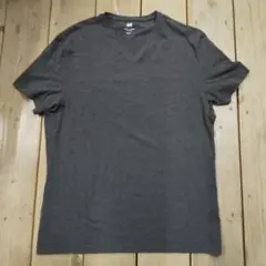 H&M Tシャツ Vネック グレー 5-61
