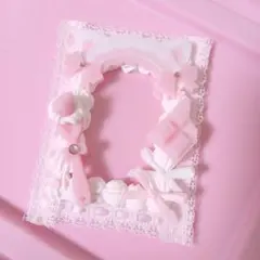 硬貨ケース ホイップデコ トレカケースデコ ピンク