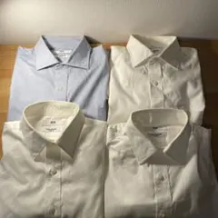 スーパーノンアイロンスリムシャツ 4枚セット｜ユニクロ