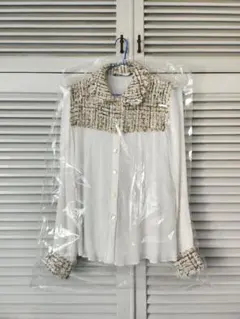 ツイード シャツ