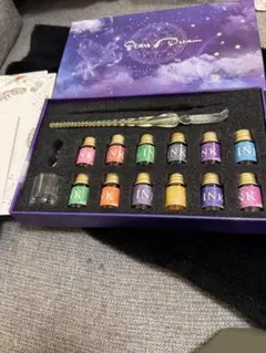 ガラスペンとインクセット