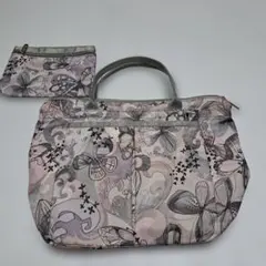 LeSportsac トートバッグ ポーチ付き バタフライ柄のサムネイル