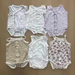 タンクトップ　ノースリーブ　肌着　6点セット　60 女の子